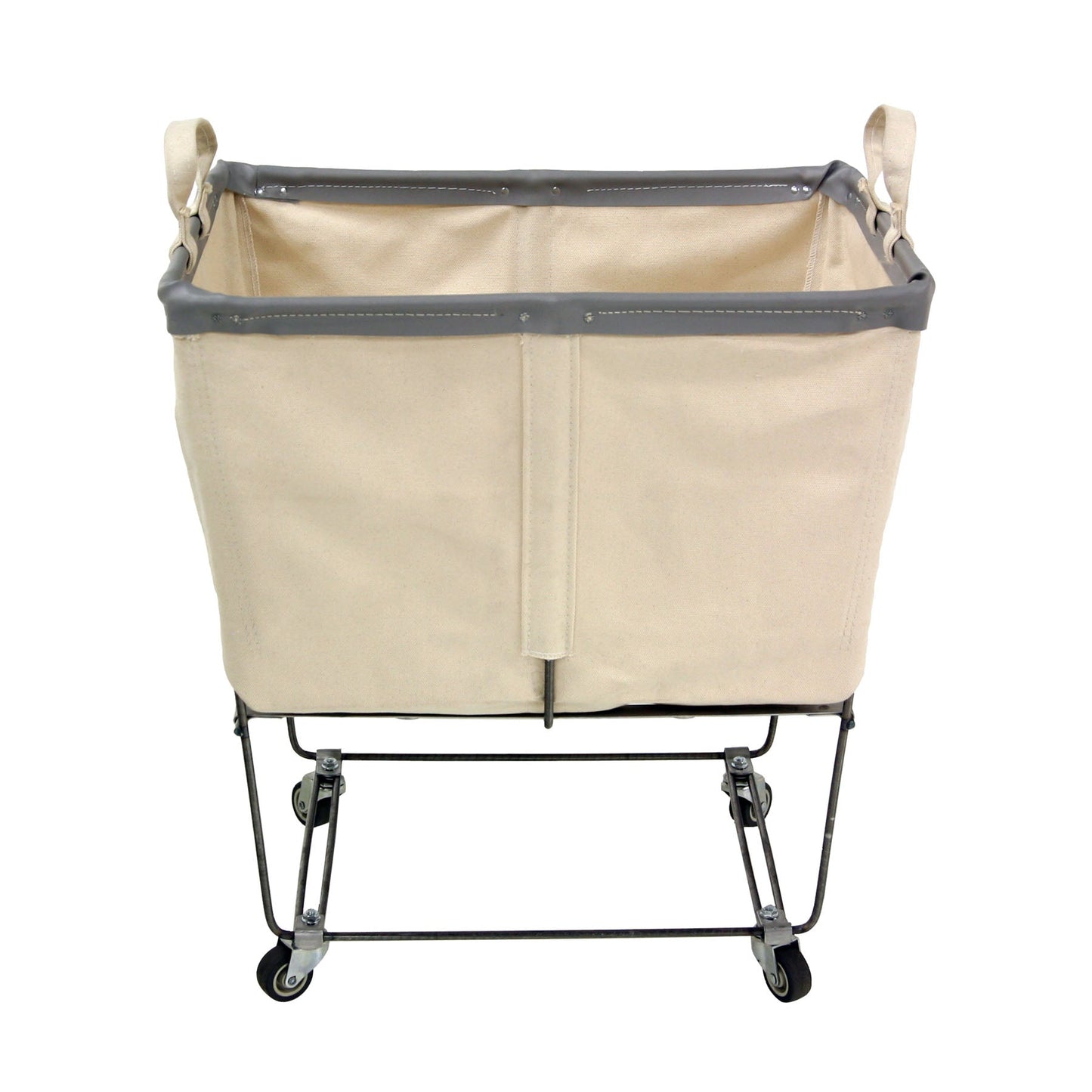 Steele ® 3-Bushel Canvas Elevated Rolling Laundry Hamper