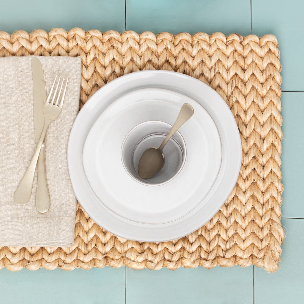 Santander Abaca Rectangle Placemat, Natural