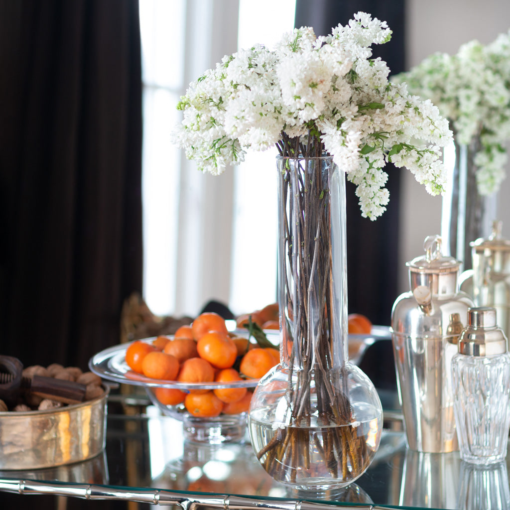 tall glass vase sofia