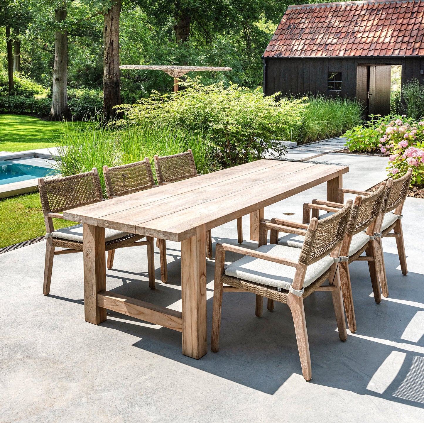 Jacob Reclaimed Teak Table