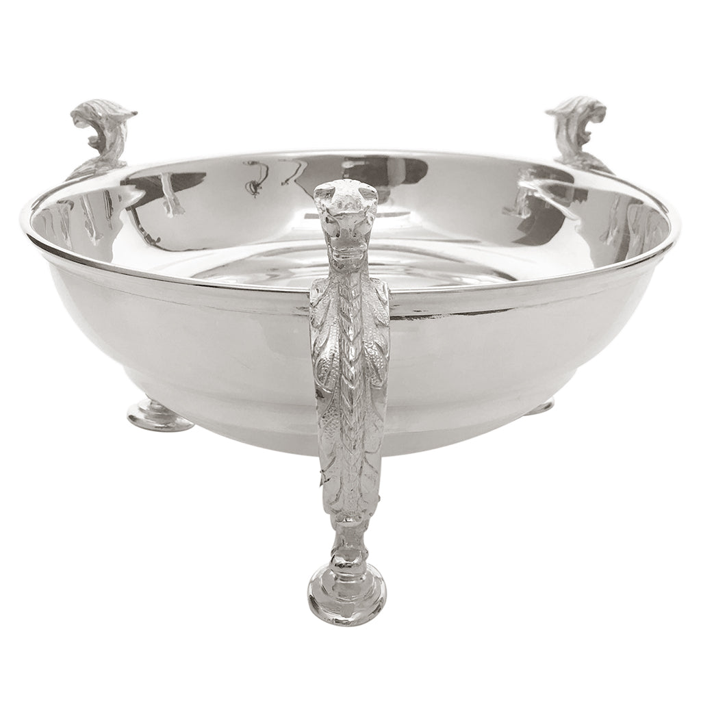 Antique Silver Gryphon Bowl