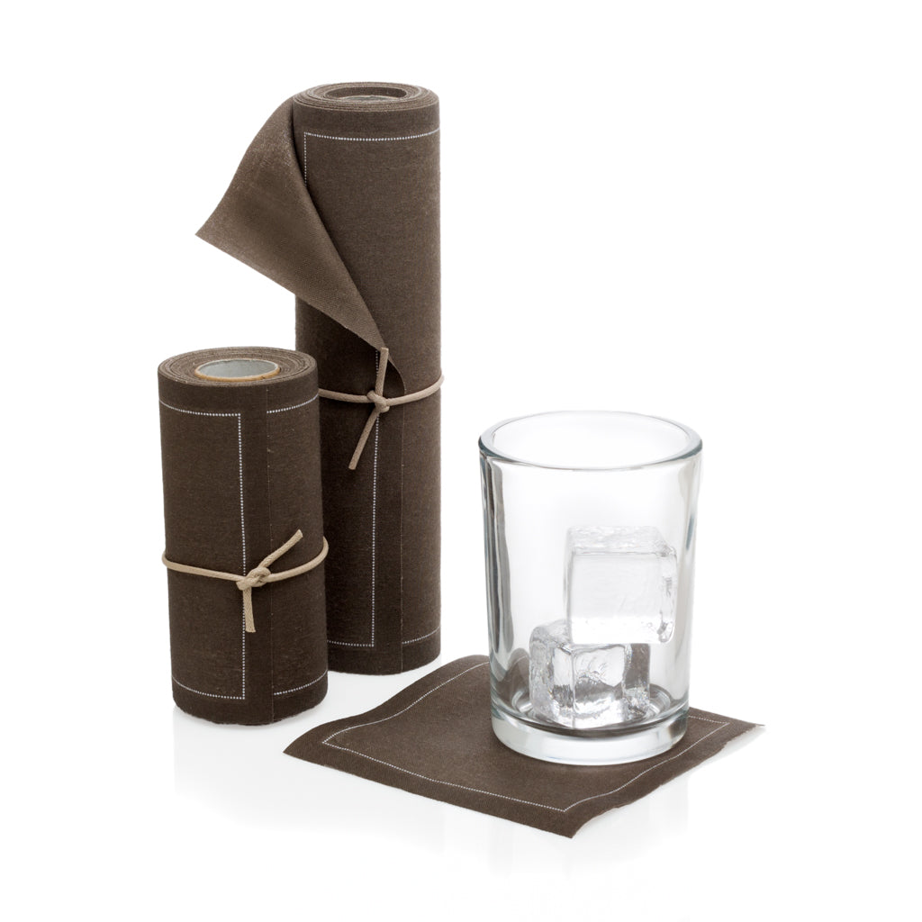 Cocktail Napkin/Coaster- Taupe