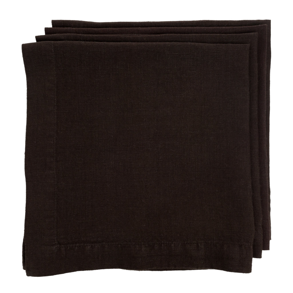 HG  Sour Cherry Hand-dyed Linen Napkin, 22"