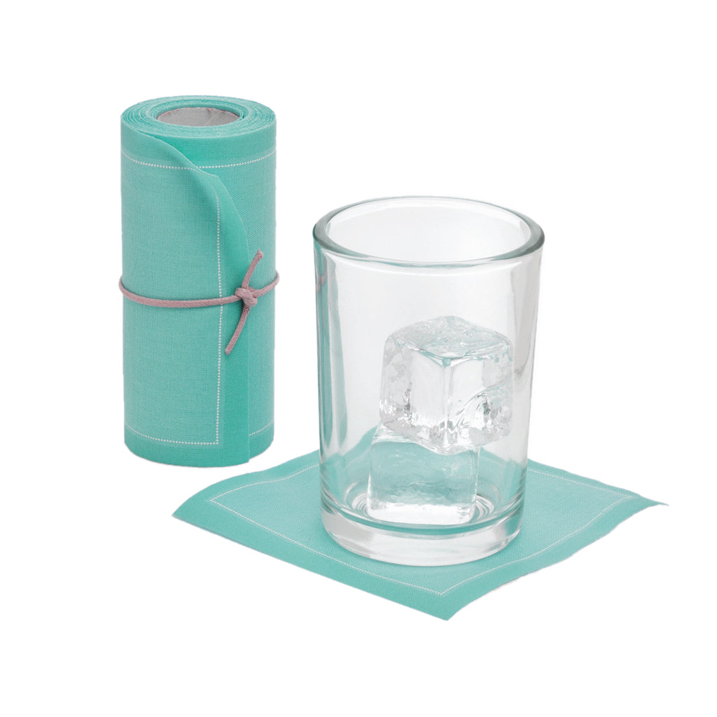 Cocktail Napkin/Coaster- Aquamarine