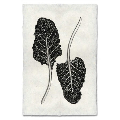 Swiss Chard Handmade Paper Wall Art Print