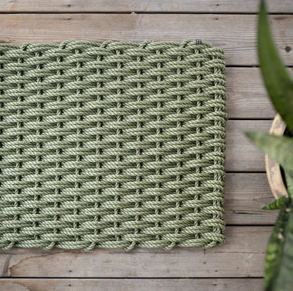 Loden Green Rope Doormat