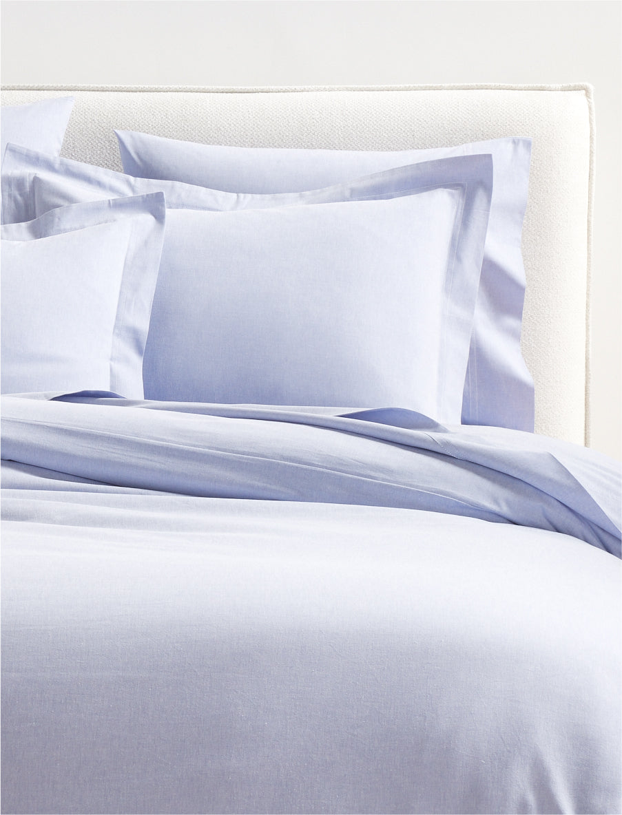 Blue Oxford Cloth Duvet Cover