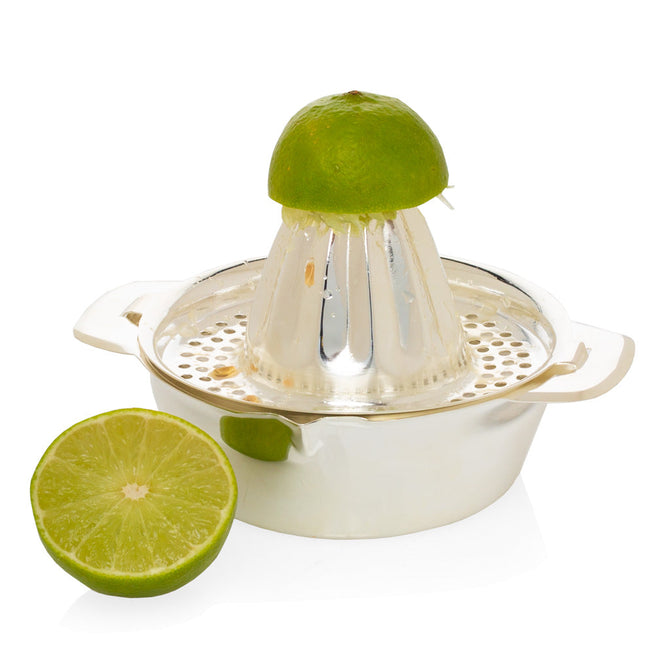 Silverplate lemon juicer