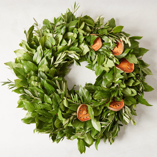 Citrus Sunrise Wreath