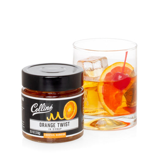 Orange twist in syrup 