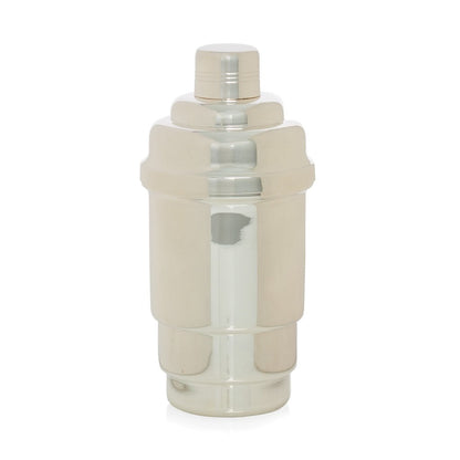 Large vintage silver ice shaker with detailing