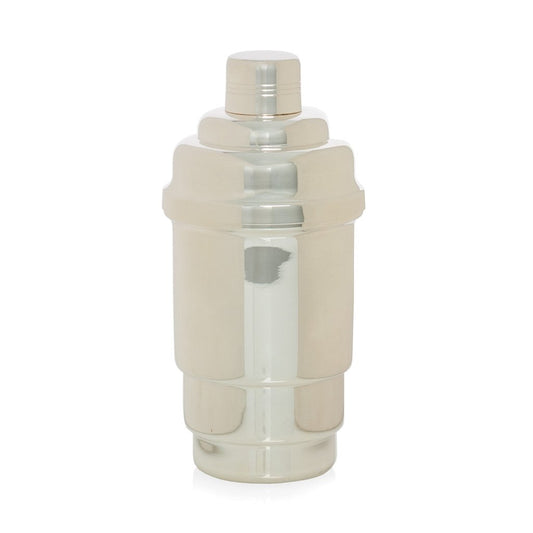 Large vintage silver ice shaker with detailing