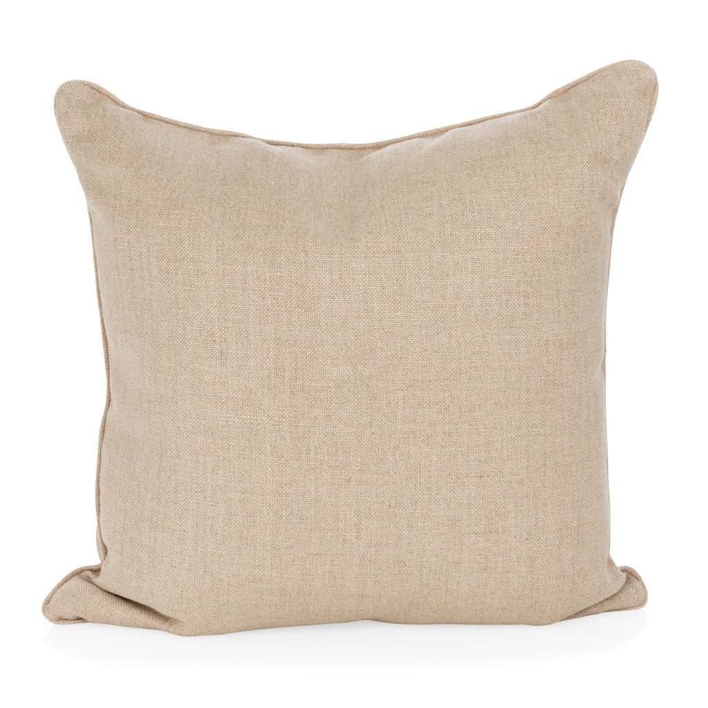 gray beige square linen decorative 