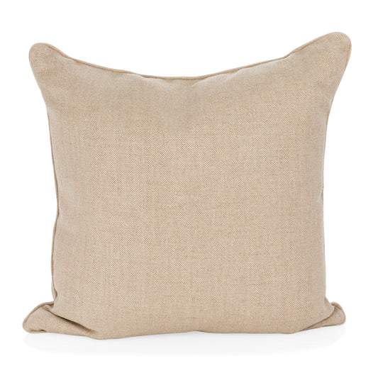 gray beige square linen decorative 