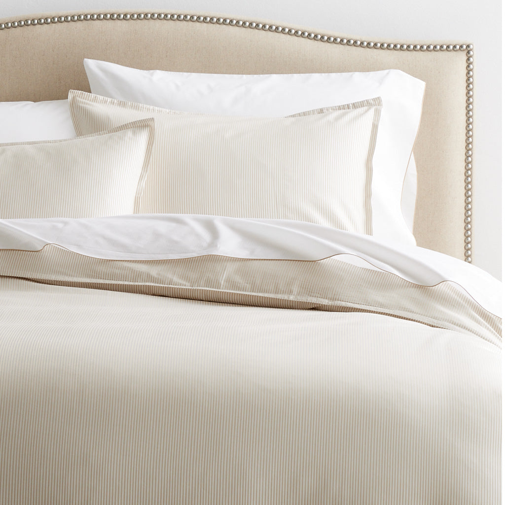 mix and match khaki bedding simple elegant cotton chambray 