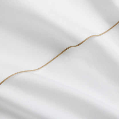 elegant tipped-stitch percale pillowcases set of 2