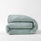 Sage Green Washed Linen Duvet Cover