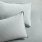 Sage Green Washed Linen Pillow Shams, set of 2