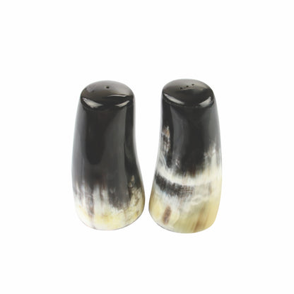 Large Horn Salt & Pepper Shaker Set