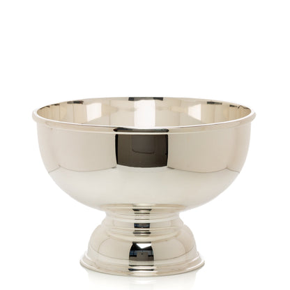 hotel vintage silver footed punch bowl 8 inches