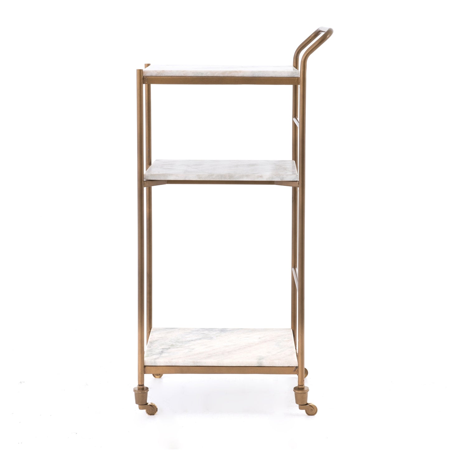 three shelves bar cart