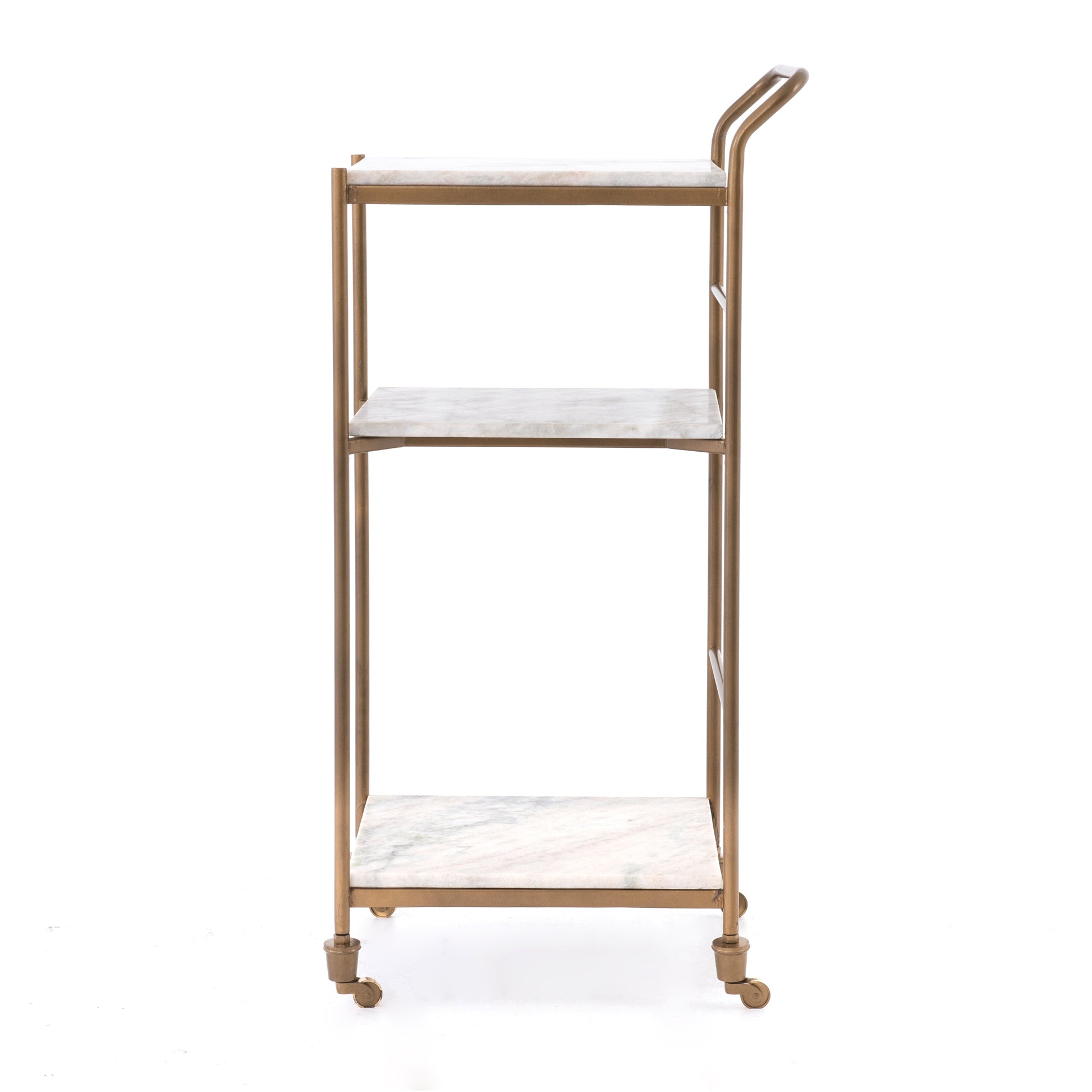 three shelves bar cart