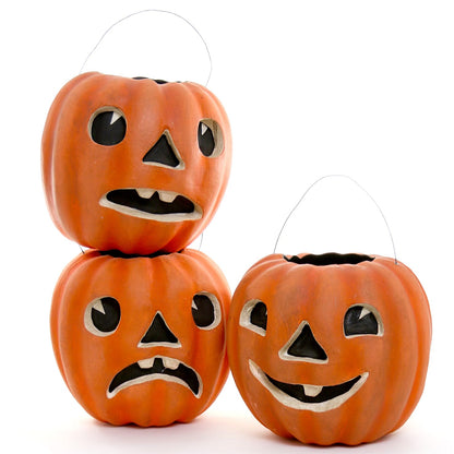 Classic Jack O' Lantern Halloween Candy Bucket