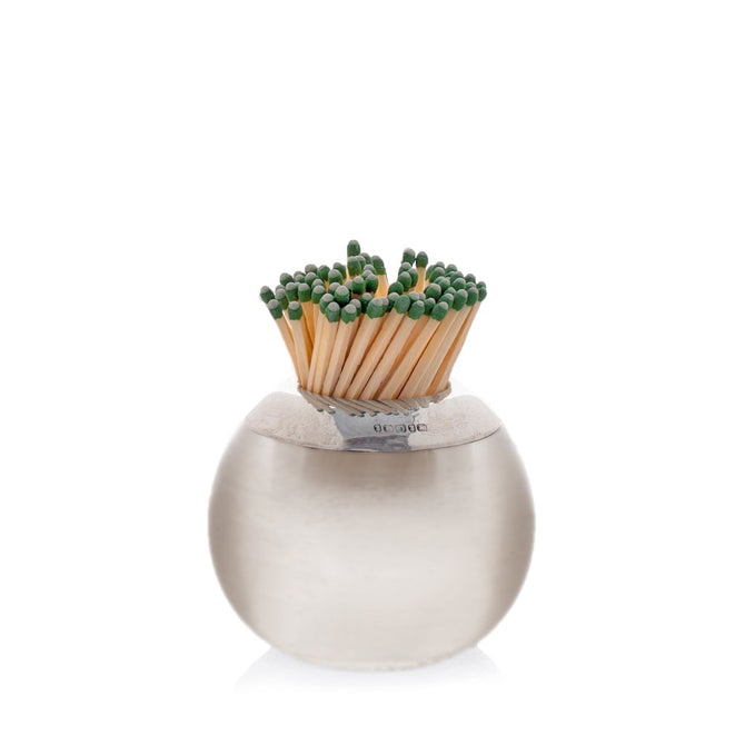 Vintage Crystal & Silver Match Striker, Medium