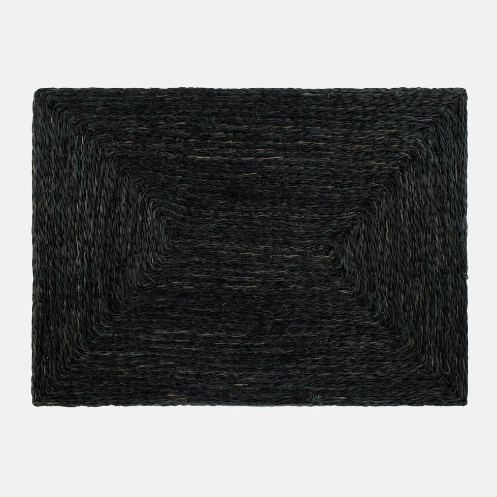 Chunky woven rectangular placemat 
