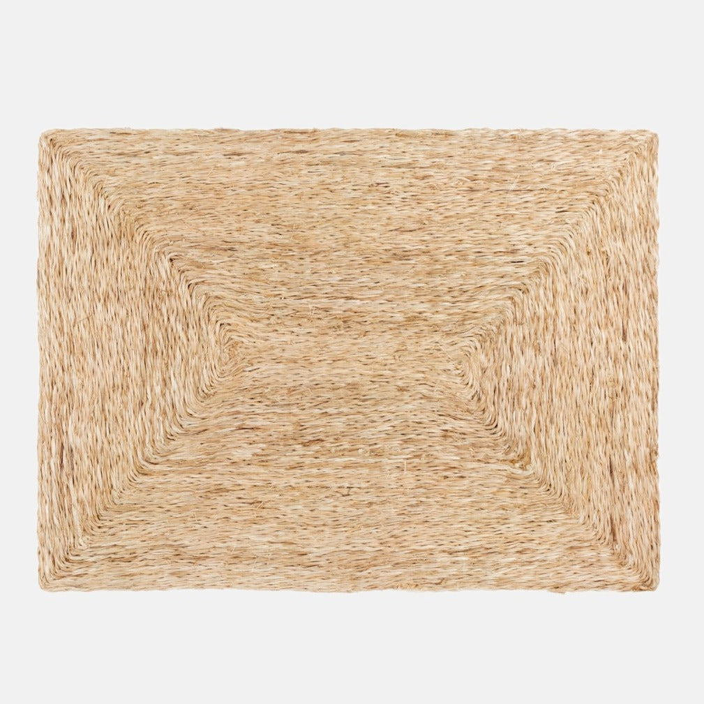 natural beige chunky woven placemat 