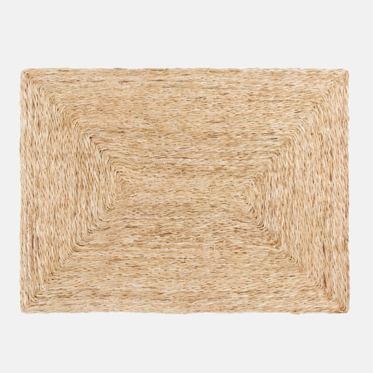 natural beige chunky woven placemat 