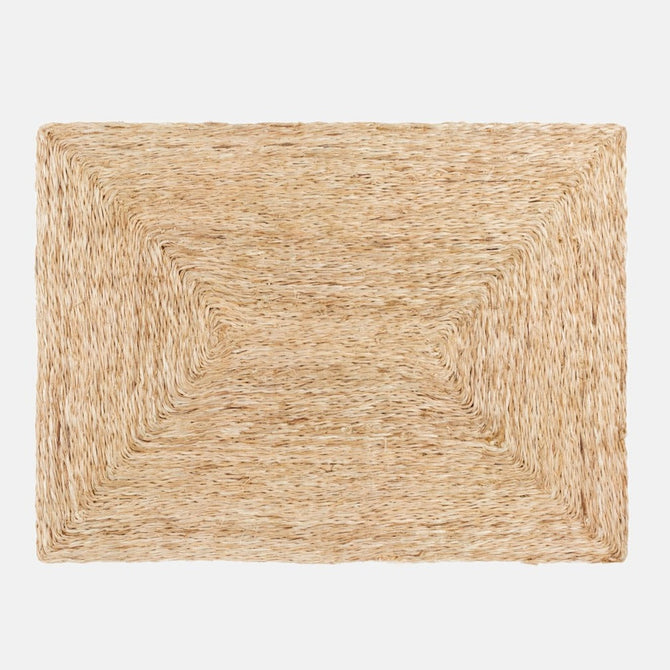 natural beige chunky woven placemat 