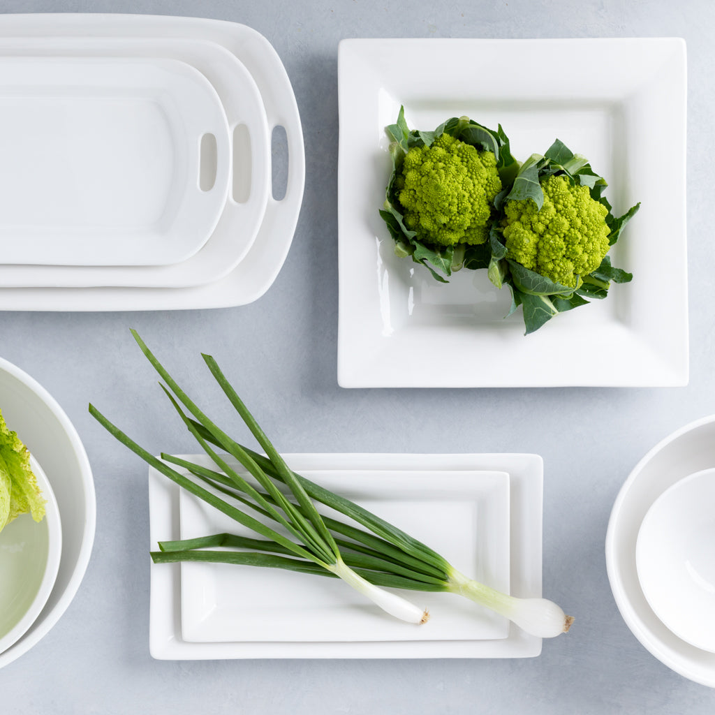 HG Ceramic Large Handled Platter