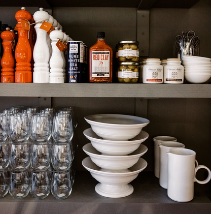 HG Round Ceramic Footed Bowl