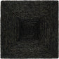 chunky woven black square placemat