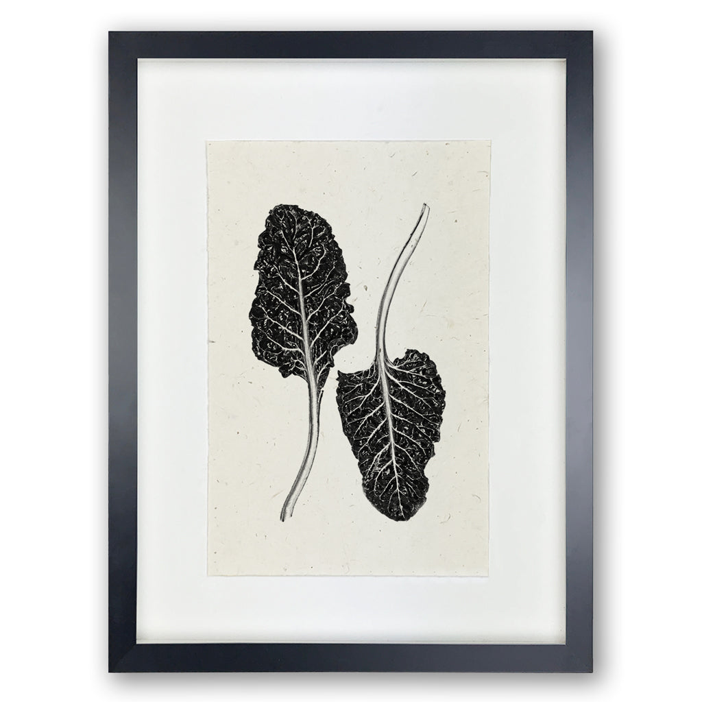 Swiss Chard Handmade Paper Wall Art Print