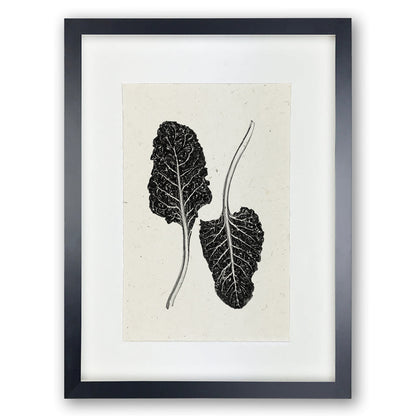 Swiss Chard Handmade Paper Wall Art Print