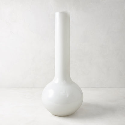 White Oversized Raymond Vase