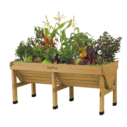 medium wood planter vegtrug