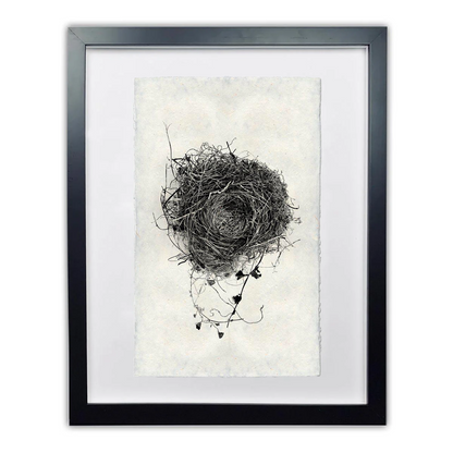 Nest Study #3 Handmade Paper Wall Art Print