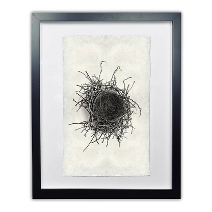 Nest Study #2 Handmade Paper Wall Art Print
