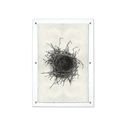 Nest Study #2 Handmade Paper Wall Art Print