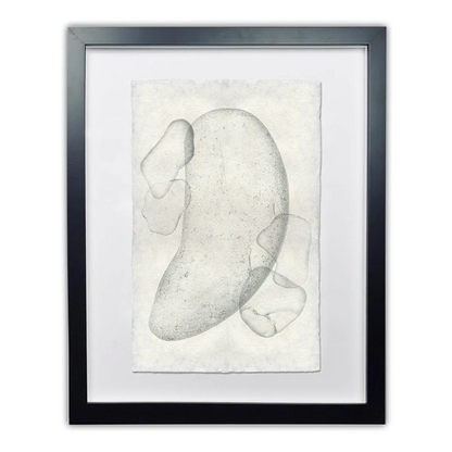 Sea Glass #5 Handmade Paper Wall Art Print