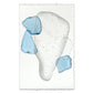 Sea Glass handmade paper wall art print 40"x60"