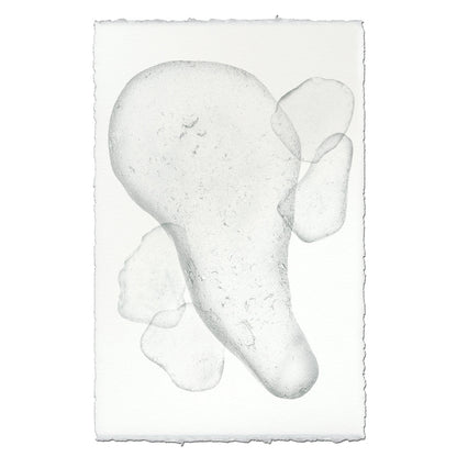 Sea Glass handmade paper wall art print 40"x60"
