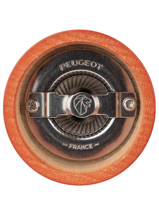 Peugeot Bistro Terracotta Orange Salt Mill 4"