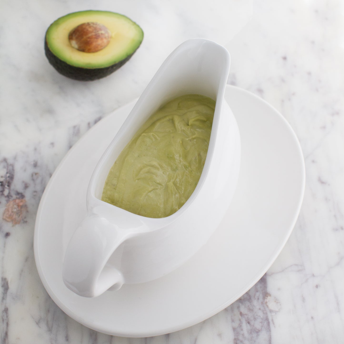 HG Sauce Boat w/ Oval Plate