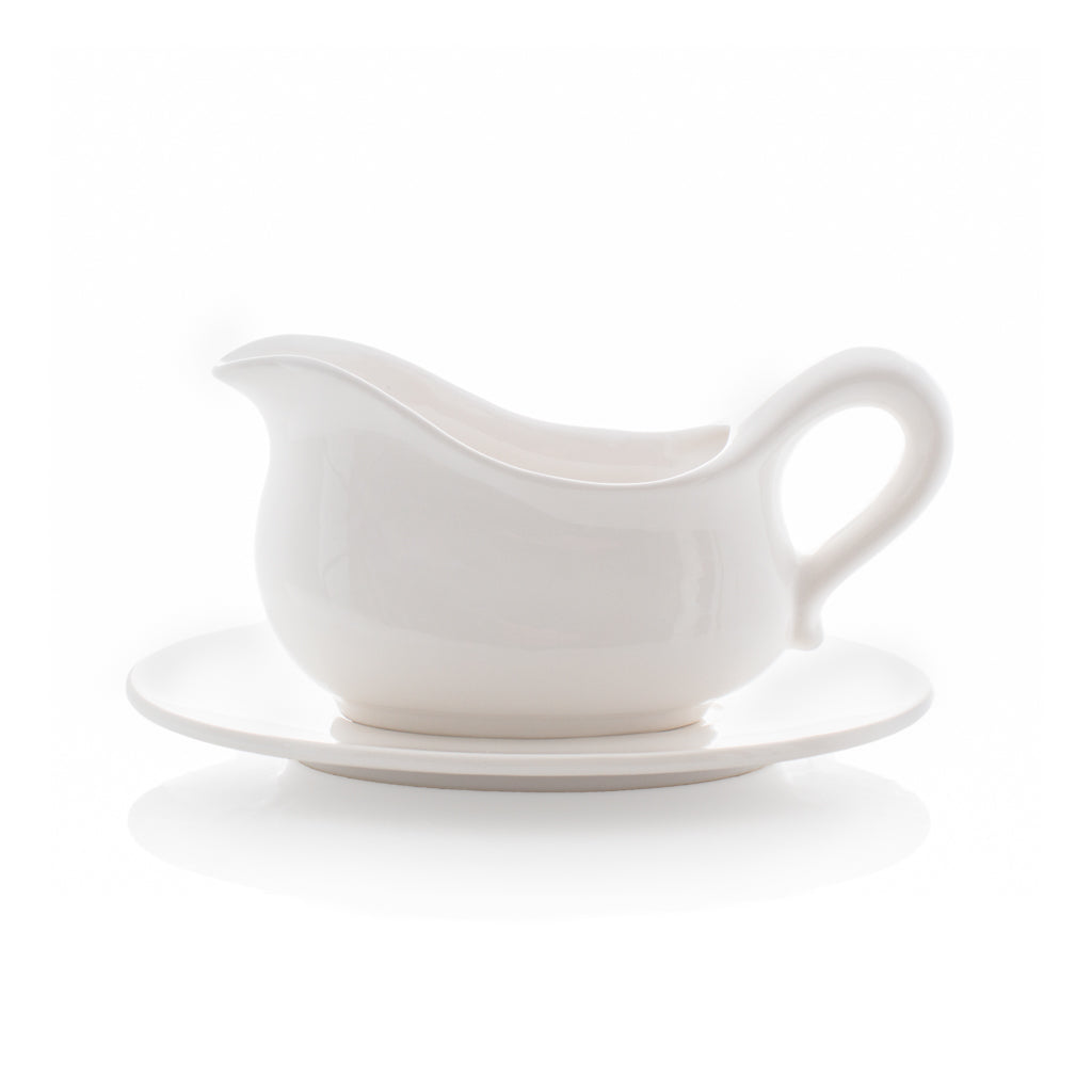 HG Sauce Boat w/ Oval Plate