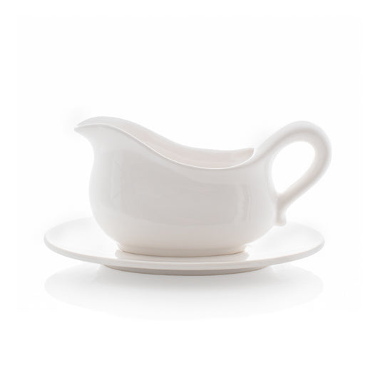 HG Sauce Boat w/ Oval Plate