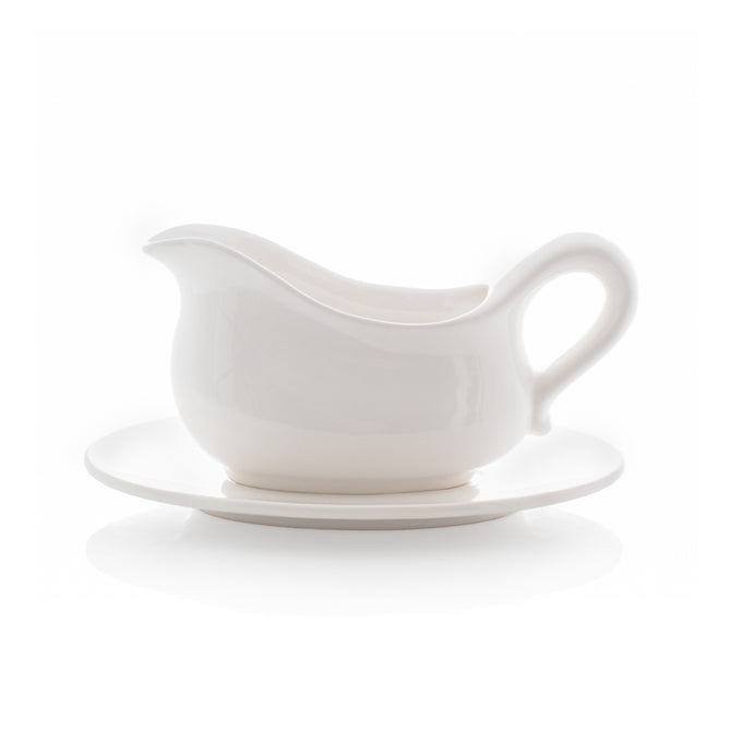 HG Sauce Boat w/ Oval Plate